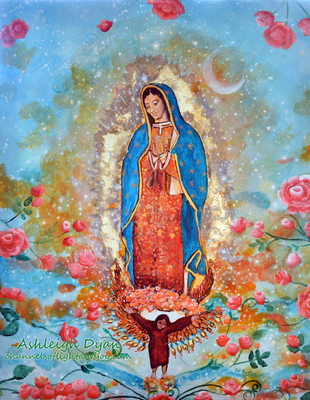 I am Giving Away a Signed Print of Our Lady of Guadalupe